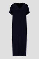 Lang donkerblauw kleedje met split van AC by Annelien Coorevits voor Dames