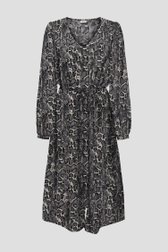 Productfoto 1 van Lang grijs kleedje met slangenprint door JDY voor Dames