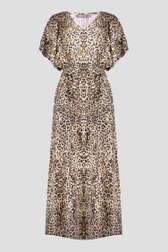 Productfoto 1 van Lang kleed met panterprint  door Geisha voor Dames