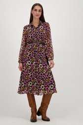 Lang kleedje met kleurrijke bloemenprint van More & More voor Dames