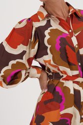 Lang kleedje met kleurrijke print van Geisha voor Dames