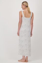 Lang wit slaapkleed met blauwe print  van Liberty Island voor Dames