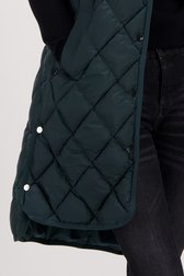 Lange bodywarmer in donkergroen van Opus voor Dames