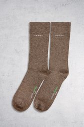 Productfoto 1 van Lange bruine sokken - 2 paar door Camano voor Heren
