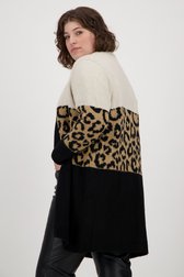 Lange cardigan met animal print van Only Carmakoma voor Dames