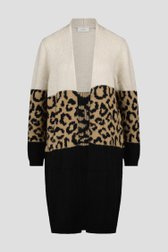 Lange cardigan met animal print van Only Carmakoma voor Dames