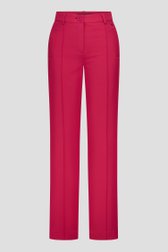 Productfoto 1 van Lange donkerroze broek door Claude Arielle voor Dames