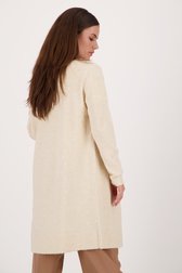 Lange ecru cardigan van Liberty Island voor Dames