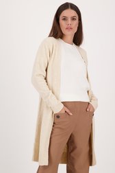 Lange ecru cardigan van Liberty Island voor Dames