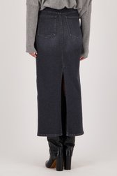 Lange grijze jeansrok van AC by Annelien Coorevits voor Dames