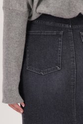 Lange grijze jeansrok van AC by Annelien Coorevits voor Dames