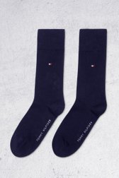 Lange navy sokken - 2 paar van Tommy Hilfiger voor Heren