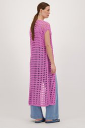 Lange roze cardigan - Louise x Tine van Louise voor Dames