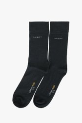 Productfoto 1 van Lange zwarte sokken met wol - 2 paar door Camano voor Heren