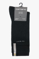 Productfoto 2 van Lange zwarte sokken met wol - 2 paar door Camano voor Heren