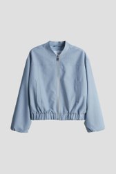 Légère veste bomber bleu clair de Opus pour Femmes