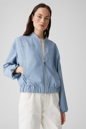 Légère veste bomber bleu clair de Opus pour Femmes