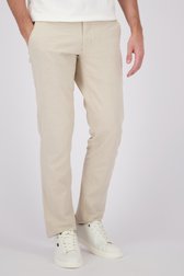 Lichtbeige chino - Louisiana - Regular fit van Brassville voor Heren