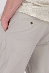 Lichtbeige chino met elastische tailleband van Dansaert Blue voor Heren