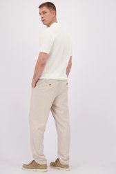 Achterkant van Lichtbeige chino met linnen door Only & Sons voor Heren