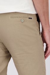 Lichtbeige chino - Vancouver - Regular fit van Brassville voor Heren