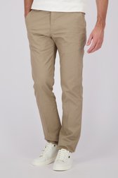 Lichtbeige chino - Vancouver - Regular fit van Brassville voor Heren