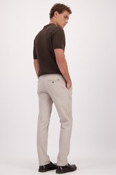 Achterkant van Lichtbeige chinobroek door Upper East voor Heren
