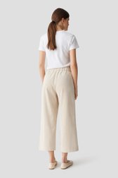 Achterkant van Lichtbeige culotte in corduroy door Opus voor Dames