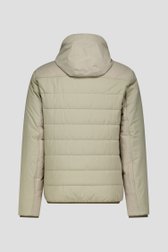 Productfoto 2 van Lichtbeige gevoerde jas met afneembare kap door Dansaert Blue voor Heren