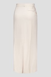 Lichtbeige maxirok met split achteraan van AC by Annelien Coorevits voor Dames