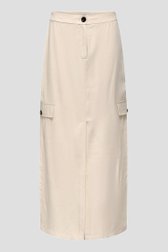 Lichtbeige maxirok met split van JDY voor Dames