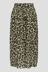 Lichtbeige midirok met luipaardprint van JDY voor Dames