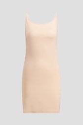 Voorkant van Lichtbeige onderkleedje met ronde hals  door Liberty Island voor Dames