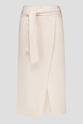 Lichtbeige rok met split van Liberty Loving nature voor Dames