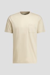 Productfoto 1 van Lichtbeige T-shirt met ronde hals door Ravøtt voor Heren