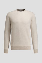 Productfoto 1 van Lichtbeige trui met ronde hals  door Upper East voor Heren