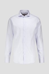Productfoto 3 van Lichtblauw gemêleerd hemd - Slim fit door Michaelis voor Heren