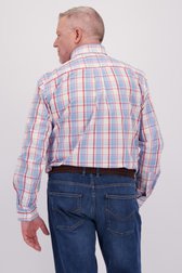 Lichtblauw geruit hemd - Comfort fit van Dansaert Blue voor Heren
