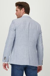 Lichtblauw geruite kostuumvest – regular fit van Dansaert Blue voor Heren