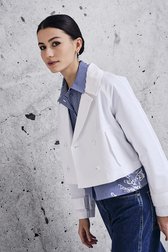 Lichtblauw gestreepte blouse van Louise voor Dames