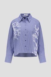 Lichtblauw gestreepte blouse van Louise voor Dames