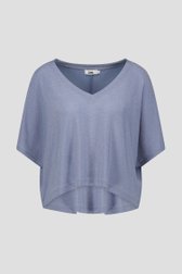 Lichtblauw glitterend T-shirt van Louise voor Dames