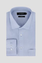 Lichtblauw hemd - Comfort fit  van Dansaert Black voor Heren