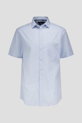 Lichtblauw hemd met fijne print – Comfort fit van Dansaert Black voor Heren