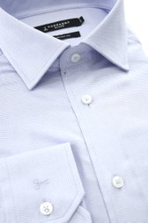 Lichtblauw hemd met fijne ruitjes – Comfort fit van Dansaert Black voor Heren