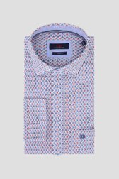 Lichtblauw hemd met print – Comfort fit van Dansaert Blue voor Heren