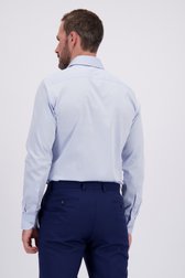 Achterkant van Lichtblauw hemd - Slim fit door Dansaert Black voor Heren