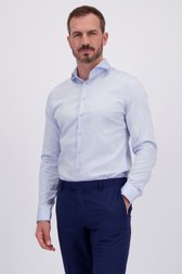 Voorkant van Lichtblauw hemd - Slim fit door Dansaert Black voor Heren