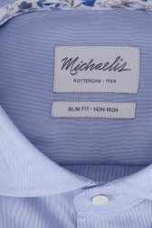 Lichtblauw hemd - slim fit van Michaelis voor Heren