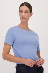 Lichtblauw T-shirt van More & More voor Dames